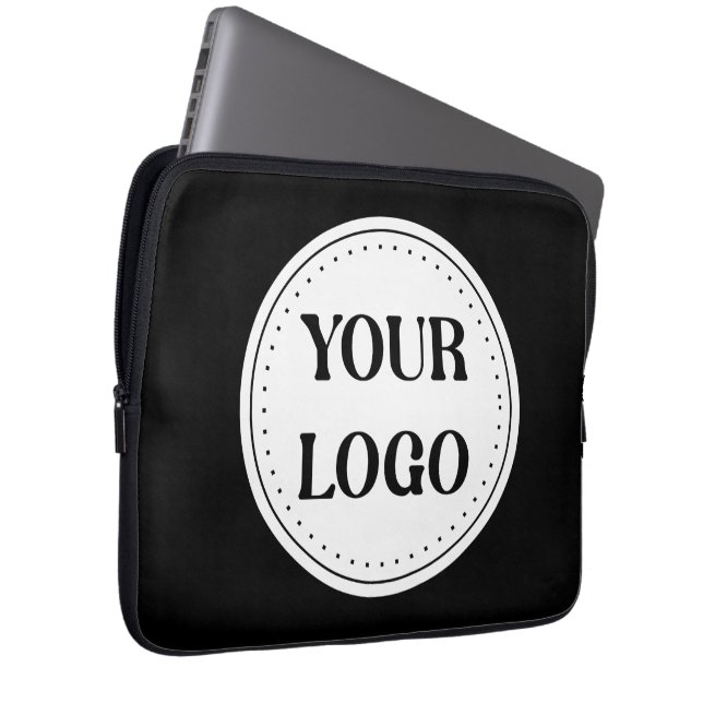 Strak, modern, gepolijst en aanpasbaar. laptop sleeve (Voorkant Rechts)