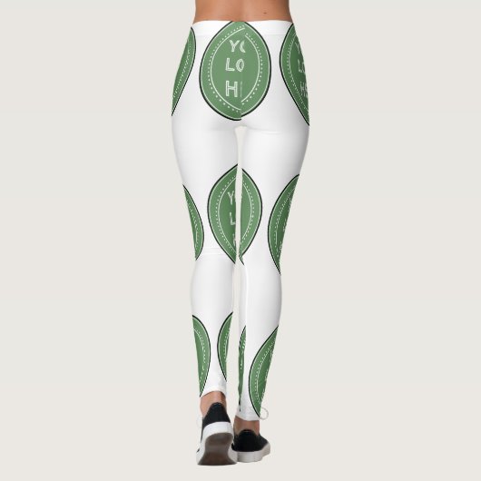 Strak, modern, gepolijst en aanpasbaar. leggings (Achterkant)