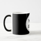 Strak, modern, gepolijst en aanpasbaar. magische mok (Links)