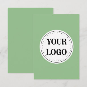 Strak, modern, gepolijst en aanpasbaar notitiekaartje