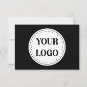 Strak, modern, gepolijst en aanpasbaar. notitiekaartje (Voorkant)