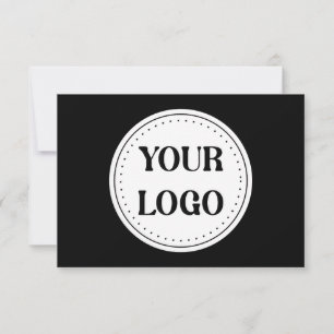 Strak, modern, gepolijst en aanpasbaar. notitiekaartje