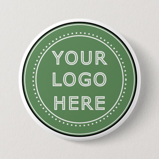 Strak, modern, gepolijst en aanpasbaar. ronde button 7,6 cm (Voorkant)