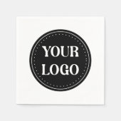 Strak, modern, gepolijst en aanpasbaar servet (Voorkant)