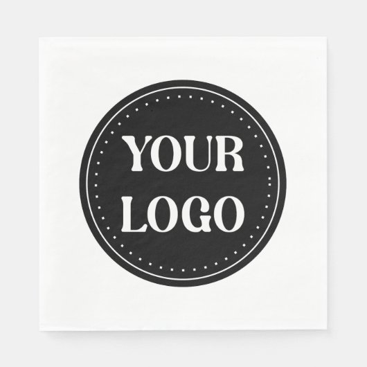 Strak, modern, gepolijst en aanpasbaar servet (Voorkant)