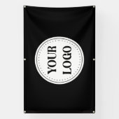 Strak, modern, gepolijst en aanpasbaar. spandoek (Verticaal)