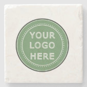 Strak, modern, gepolijst en aanpasbaar. stenen onderzetter (Voorkant)