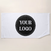 Strak, modern, gepolijst en aanpasbaar strandlaken (Voorkant)