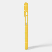 Strak Neutraal Raster Minimalistische Amber & Crèm Case-Mate iPhone Case (Achterkant / Links)
