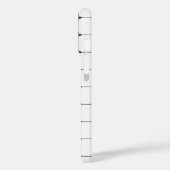 Strak Neutraal Raster Minimalistische Zwart & Wit Case-Mate iPhone Case (Achterkant / Links)