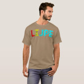 Strak retro t-shirt (Voorkant volledig)