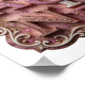Strak Roze IMAGINE Poster (Hoek)