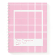 Strak roze ruitjes transparant frame