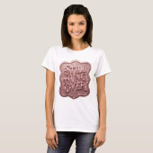 Strak Roze STILL HUNG OVER Draagbare Kunst T-shirt (Voorkant volledig)