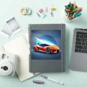 Strak sportauto met modern design sticker (iPad Cover)