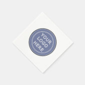 Strak, verfijnd & gepersonaliseerd servet (Hoek)