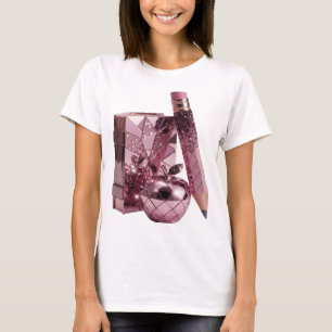 Strak Zilver ABSTRACTE KUNST Design T-shirt