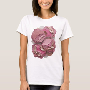 Strak Zilver ABSTRACTE KUNST Modeprint T-shirt