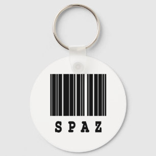 strakke barcode ontwerp sleutelhanger