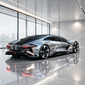 Strakke Concept Supercar Muurdecoratie Kaart