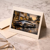 Strakke Concept Supercar Muurdecoratie Kaart