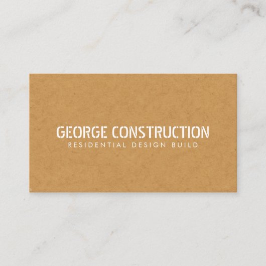 Strakke gegoten constructie Zakelijke QR-code Visitekaartje (Voorkant)