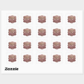 Strakke Goud PROUD CAT MAMA Cadeau Sticker (Vel)