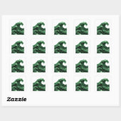 Strakke Groene GROENE MUNTEN GOLF Cadeau Sticker (Vel)