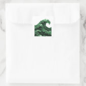 Strakke Groene GROENE MUNTEN GOLF Cadeau Sticker (Tas)