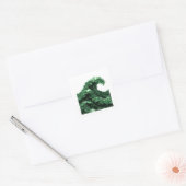 Strakke Groene GROENE MUNTEN GOLF Cadeau Sticker (Envelop)