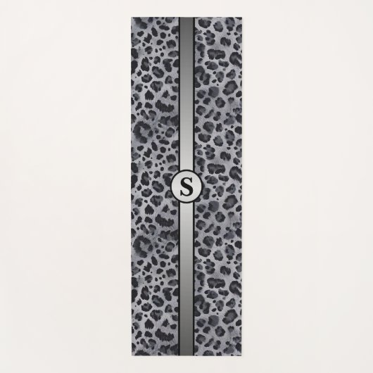 Strakke Luipaardprint Yogamat (Voorkant)