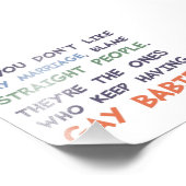 Strakke mensen hebben homopjes foto afdruk (Hoek)