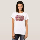 Strakke Rode CHAMPAGNE IS MIJN MEDICIJN Statement T-shirt (Voorkant volledig)