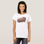 Strakke Rode TEO PRETTY Citaat T-shirt (Voorkant volledig)