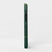 Strakke Saliegroene Asymmetrische Geometrische Case-Mate iPhone Case (Achterkant/links)