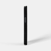 Strakke Stealth Zwarte Koolstof Micro Tech Textuur iPhone Hoesje (Rechterkant)