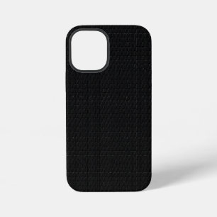 Strakke Stealth Zwarte Koolstof Micro Tech Textuur iPhone 12 Mini Hoesje