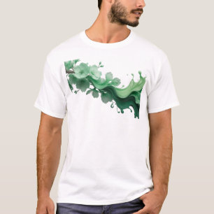 Strakke & Stijlvolle ABSTRACTE BLOEM Draagbare Kun T-shirt