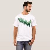 Strakke & Stijlvolle ABSTRACTE BLOEM Draagbare Kun T-shirt (Voorkant volledig)