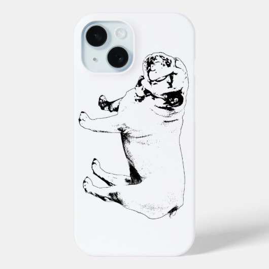 strakke vorm rust, bulldog Case-Mate iPhone case (Achterkant)