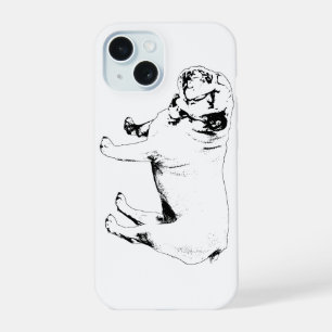 strakke vorm rust, bulldog iPhone 15 case