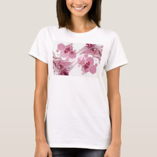 Strakke Zilveren ABSTRACTE KUNST Statement T-shirt