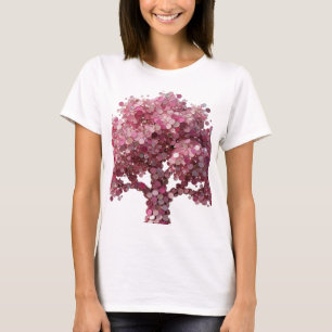 Strakke Zilveren BORSTKANKER BEWUSTZIJN BOOM T-shirt