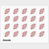 Strakke Zilveren Sticker Afdruk (Vel)
