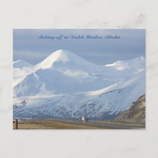 Straks in de Nederlandse haven, Alaska Briefkaart (Voorkant)