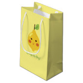 Straks knijp Punny Lemon Klein Cadeauzakje (Achterkant Gekanteld)