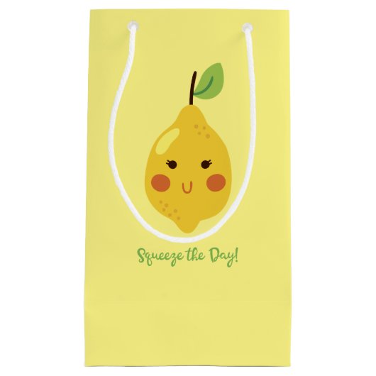 Straks knijp Punny Lemon Klein Cadeauzakje (Voorkant)
