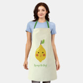 Straks knijp Punny Lemon Schort (Gedragen)
