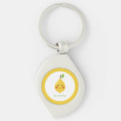 Straks knijp Punny Lemon Sleutelhanger (Voorkant)