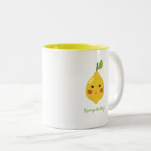 Straks knijp Punny Lemon Tweekleurige Koffiemok (Voorkant rechts)